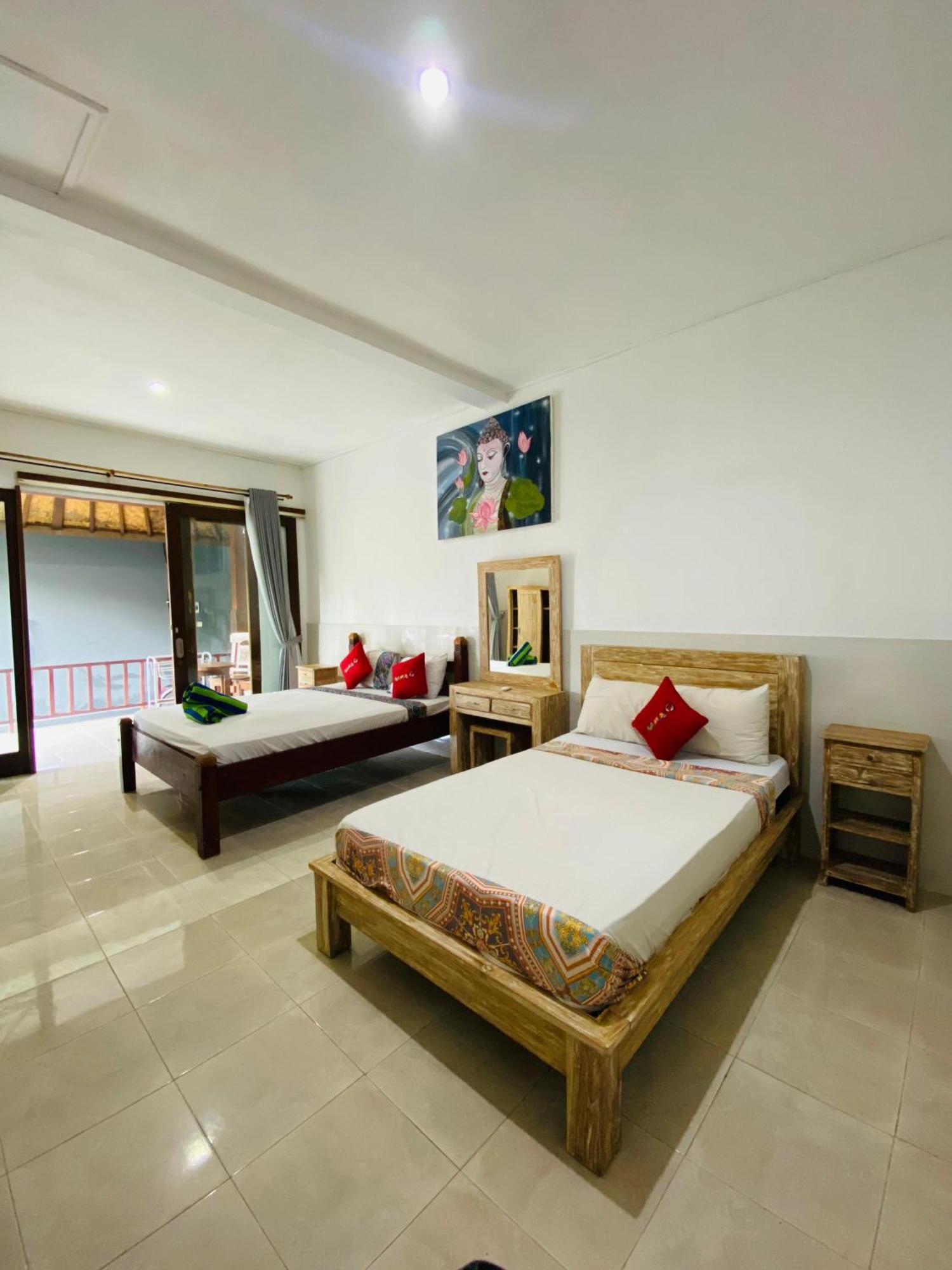 COCONUT BEACH BUNGALOWS&WARUNG Exst Teman-Teman 2 garden view Amed Exterior foto